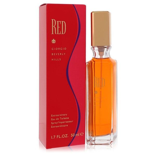 Red by Giorgio Beverly Hills Eau De Toilette Spray 1.7 oz (Women)