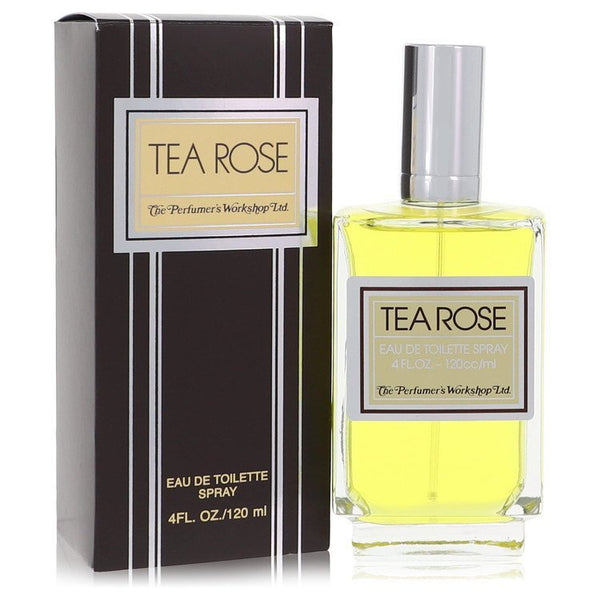 Tea Rose by Perfumers Workshop Eau De Toilette Spray 4 oz (Women)