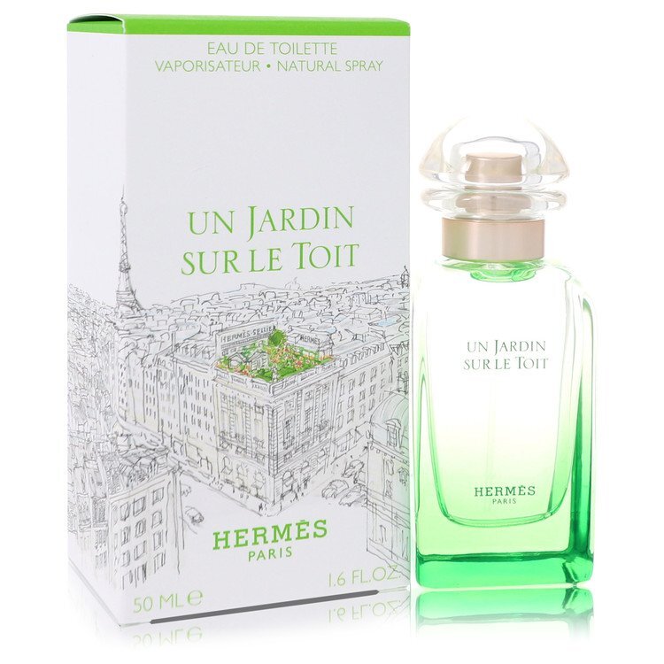 Un Jardin Sur Le Toit by Hermes Eau De Toilette Spray 1.7 oz (Women)