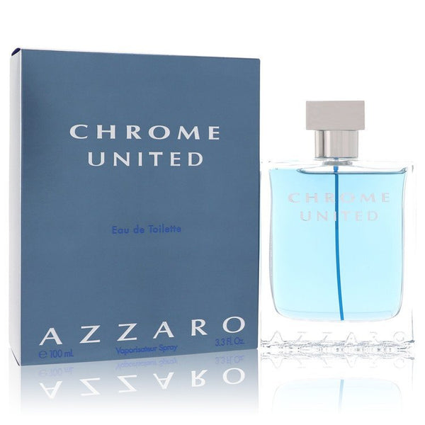 Chrome United by Azzaro Eau De Toilette Spray 3.4 oz (Men)