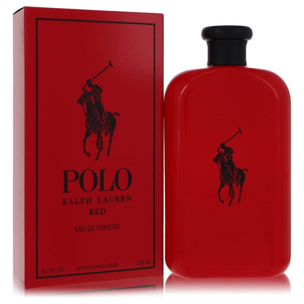 Polo Red by Ralph Lauren Eau De Toilette Spray 6.7 oz (Men)