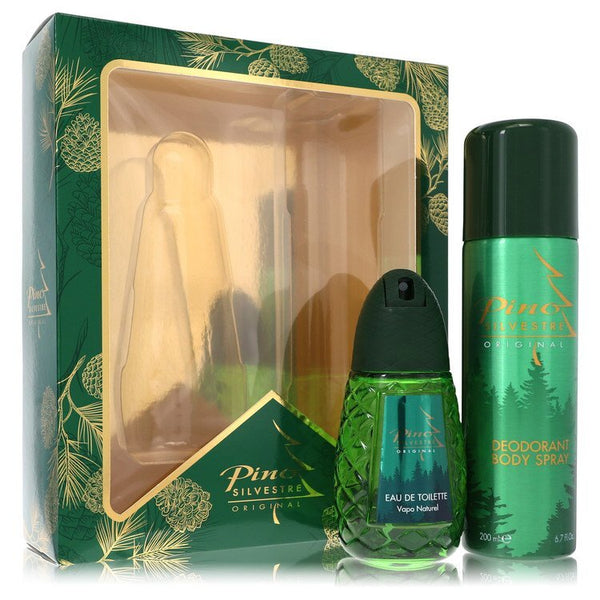 Pino Silvestre by Pino Silvestre Gift Set -- 4.2 oz Eau De Toilette Spray + 6.7 oz Body Spray (Men)