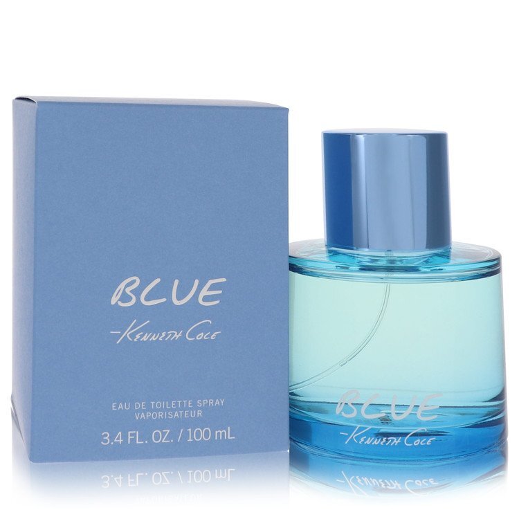 Kenneth Cole Blue by Kenneth Cole Eau De Toilette Spray 3.4 oz (Men)