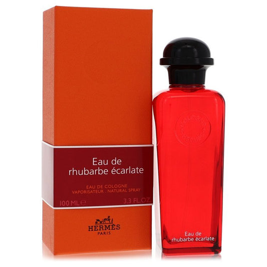 Eau De Rhubarbe Ecarlate by Hermes Eau De Cologne Spray 3.3 oz (Men)