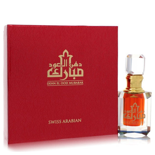 Dehn El Oud Mubarak by Swiss Arabian Extrait De Parfum (Unisex) .20 oz (Men)