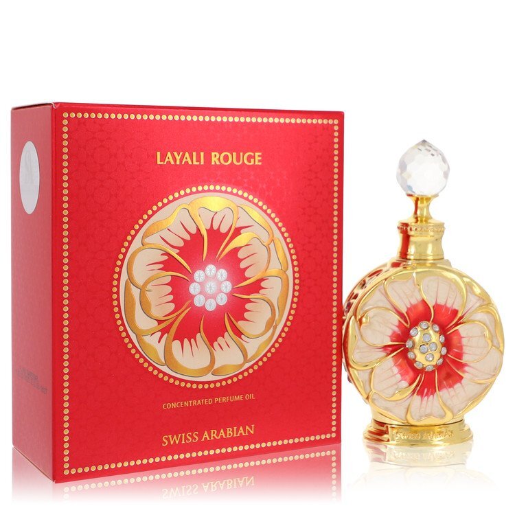 Swiss Arabian Layali Rouge by Swiss Arabian Concentrated Perfume Oil 0.5 oz (Women)