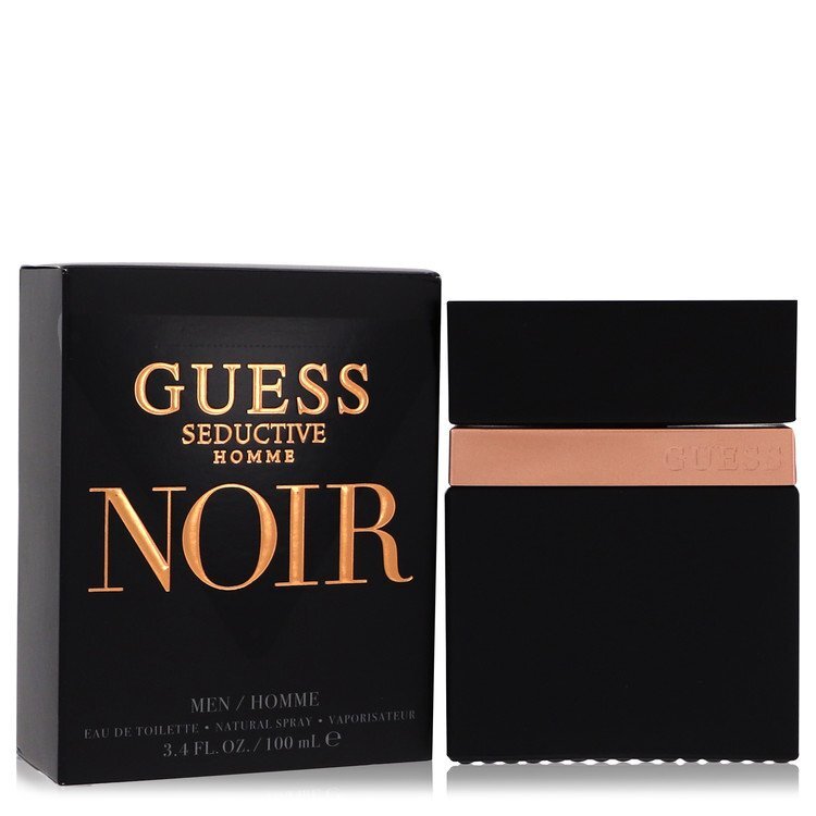 Guess Seductive Homme Noir by Guess Eau De Toilette Spray 3.4 oz (Men)