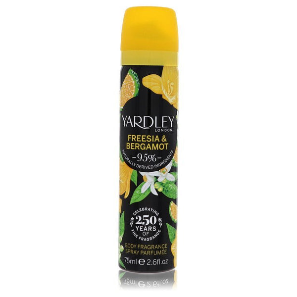 Yardley Freesia & Bergamot by Yardley London Body Fragrance Spray 2.6 oz (Women)