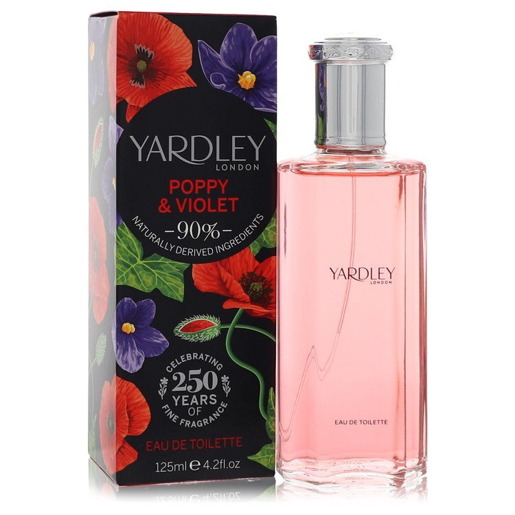 Yardley Poppy & Violet by Yardley London Eau De Toilette Spray 4.2 oz (Women)