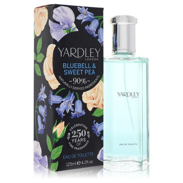 Yardley Bluebell & Sweet Pea by Yardley London Eau De Toilette Spray 4.2 oz (Women)