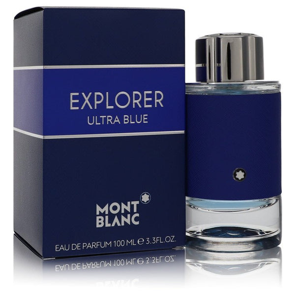 Montblanc Explorer Ultra Blue by Mont Blanc Eau De Parfum Spray 3.3 oz (Men)
