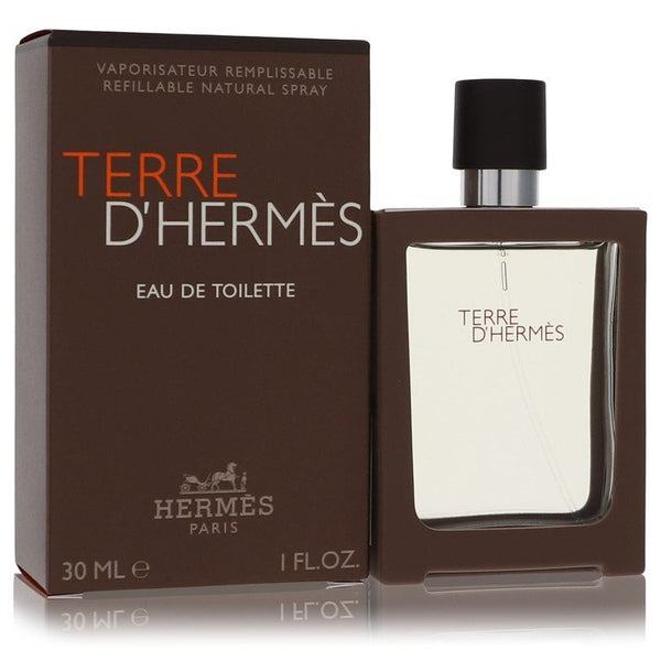 Terre D'Hermes by Hermes Eau De Toilette Spray Spray Refillable 1 oz (Men)