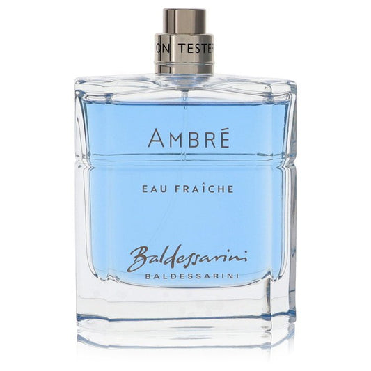 Baldessarini Ambre Eau Fraiche by Hugo Boss Eau De Toilette Spray (Tester) 3 oz (Men)