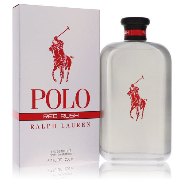 Polo Red Rush by Ralph Lauren Eau De Toilette Spray 6.7 oz (Men)