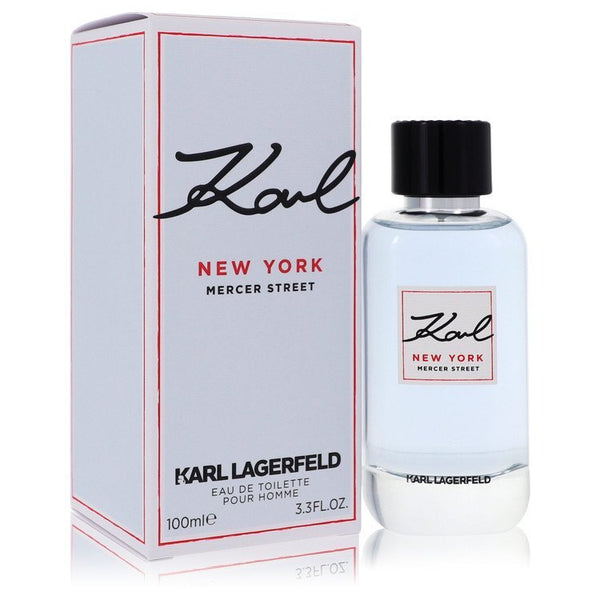 Karl New York Mercer Street by Karl Lagerfeld Eau De Toilette Spray 3.3 oz (Men)