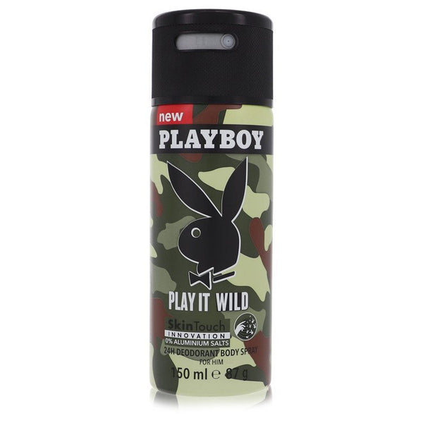 Playboy Play It Wild by Playboy Deodorant Spray 5 oz (Men)