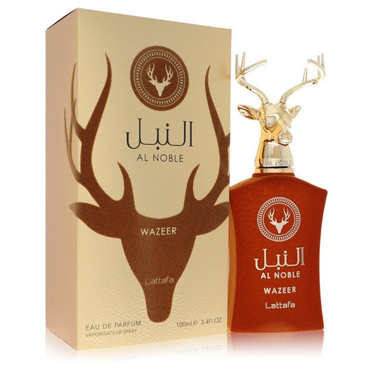 Lattafa Al Noble Wazeer by Lattafa Eau De Parfum Spray (Unisex) 3.4 oz (Women)