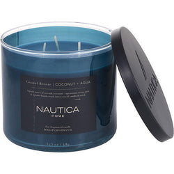 NAUTICA COASTAL BREEZE by Nautica SCENTED CANDLE 14.5 OZ